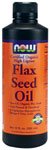 HI Lignan Flax Oil Liquid Organic by NOW Foods - (12 oz. Liquid)