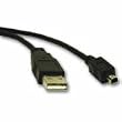 C2G / Cables to Go 27331 USB A/Mini-B 4-pin Cable (6 Feet, Black)