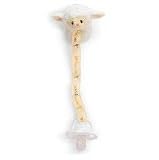 Jesus Loves Me Lamb Pacifier Clip
