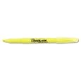 Sanford(R) Sharpie(R) Pocket Accent(R) Highlighters, Fluorescent Yellow, Box Of 12
