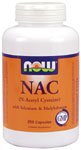 NAC (N-Acetyl Cysteine) by NOW Foods - (600mg - 250 Capsules)