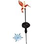 Smart Solar Chameleon Solar Light Stake, Hummingbird/Snowflake