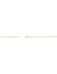 20" 1.5 mm Lasered Titan Gold Rope Chain in 14k White Gold