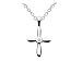 Kids Jewelry - Silver Dainty Diamond Cross Necklace (12-14 Inches)