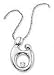 Mother and Child SS Oval Large Pendant 18" Chain by Janel Russel Design