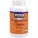 Now Foods Magnesium Citrate 200mg,  250 Tablets