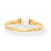 14k 3.25mm Cultured Pearl Childrens Ring - Size 3