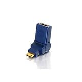 Cables To Go 40434 HDMI Mini Port Saver Male Adapter (Blue)