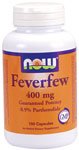 Feverfew by NOW Foods - (400mg - 100 Capsules)