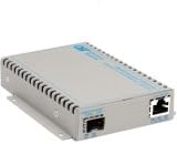Omnitron Systems 9479-0-11 OmniConverter SE 10/100/1000 PoE Gigabit Ethernet Fiber Media Converter Switch RJ45 SFP - 1 x 10/100/1000BASE-T; 1 x 1000BASE-X (SFP) ; US AC Powered; Lifetime Warranty