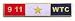 Service Uniforms - WTC 9-11 Service Bar Pin for Uniforms