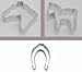 Horse Cookie Cutter 3 Pc Set