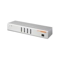 2-PORT Video Audio HDtv Switch Component Video Ir Remote Cntrl