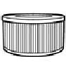 Honeywell 20590 Replacement Air Cleaner HEPA Filter