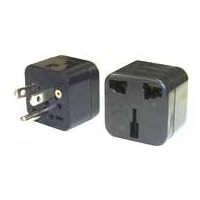 Power Bright PB26 Plug Adapter American Flat Pin Grounded Input: UK / Australian