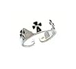Toe Ring - Sterling Silver , Iron, Celtic, Cross