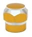 Hex Valve Caps Yellow Gold Chrome