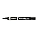 Avery MARKS-A-LOT Permanent Marker, Large Bullet Tip, Black, 12-Count (24878 )