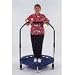 Needak Rebounder - Non-Folding Soft Bounce Traditional Black Edition Trampoline Plus Stabilizing Bar-R02/R05
