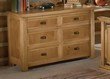 World Concepts - Lodge Collection - Six Drawer Dresser LHR106DRS - Dressers