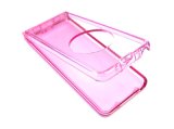 For Apple iPod Nano Black or White 1GB 2GB 4GB Crystal Clear Pink Sport Case w/ Strap