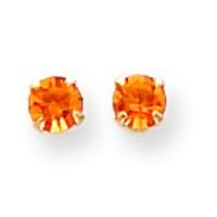 14k 3mm November BirthStone Earrings by A Great Jewelry Co.
