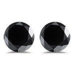 1.50 Cts AAA 4.90 mm Loose Black Diamond Round
