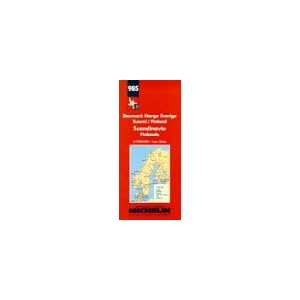 Michelin Main Road Map: Danmark Norge Sverige, Suomi Finland, Scandinavie, Finlande No. 985... by Michelin Travel Publications and Pneu Michelin