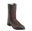 Justin Men's 'Crazy Cow' Roper Boots - Brown