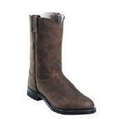 Justin Men's 'Crazy Cow' Roper Boots - Brown