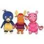 Ty Backyardigans Beanie Baby Set of 3 Beanie Babies (Tyrone, Uniqua, and Pablo)