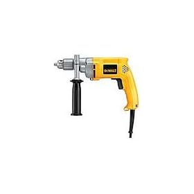 DeWalt DW235GB Heavy-Duty 1/2 inch (13mm) VSR Drill (0-850 rpm) with Bag and 6-piece Spade Bits