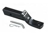 2923 DrawTite Class 3 (2 inch) Trailer Receiver Hitch Ball Mount/Drawbar with Pin and Clip - 6,000 lbs. GTW, 1 inch Ball Hole, 9 inch Length, 3/4 inch Rise, 2 inch Drop, Black