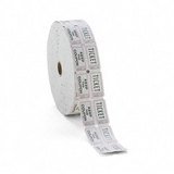 11SZ7cb4WrL. SL160  Generations Consecutively Numbered Double Ticket Roll, White, 2000 Tickets per Roll