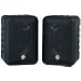 Bic America Rtrv44-2 Indoor/Outdoor 3-Way Speakers (Black)