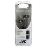 JVC HAFX33B Marshmallow In-Ear Stereo Headphones (Black)