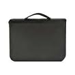 Prat Elite Presentation Case with Removable Multi-ring Binder, 11" x 8.5", with 10 Archival Sheet Protectors, Cover Color: Black, #303