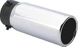 Pilot PM556 Stainless Steel Round Resonated Exhaust Tip