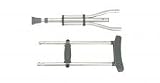 Drive Medical Knock Down Universal Aluminum Crutches, Silver