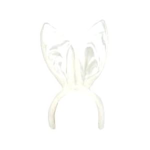White Bunny Ear Headband