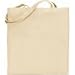 Lot of 6 Canvas Tote Bags White New w/ Nylon Handles