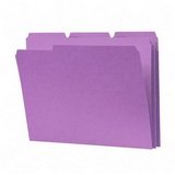 Smead 12443 Smead File Folders, 1/3 Cut, Top Tab, Letter, Lavender, 100/Box
