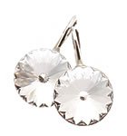 L. Erickson Rivoli Swarovski Earrings - Crystal Swarovski