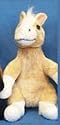 RUNNING WILD IVORY HORSE 15"- *NO SEW* Stuffed Animal Kit w/Backpack