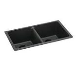 EL ELGU3322GY0 GOURMET DBL BOWL DGY