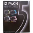 Wrigleys 5 Gum Twelve Pack Variety Box (RAIN, SOLSTICE, COBALT, ZING)