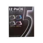 Wrigleys 5 Gum Twelve Pack Variety Box (RAIN, SOLSTICE, COBALT, ZING)