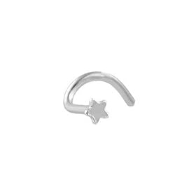 STAR Nostril Nose Ring Twist / Screw - Nose Ring Jewelry