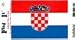 Vinyl Decal- Croatia Flag Sticker