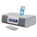 iHome Dual Alarm Clock Radio for iPod - Silver (iP9SR)